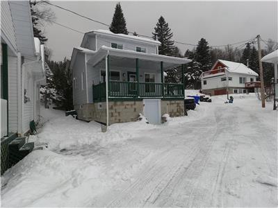 Cottage on the side of Taureau Lake