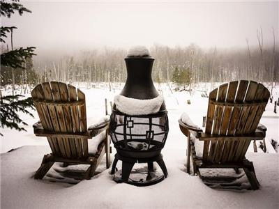 Refuge, cabane en bois rondins. sur 100 acres