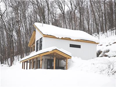 Chalets du cordon, Nominingue - Built in 2022: panoramic, fireplace, spa & access to navigable lake