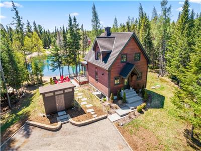 Dtente en famille au bord du lac