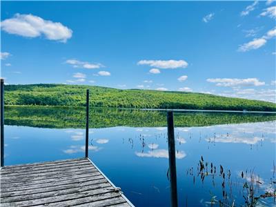 Chalet au bord du Lac Brompton