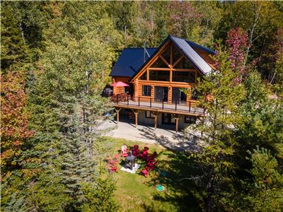 Chalet le Vgiard, Bois rond, St-Cme, Spa et billard