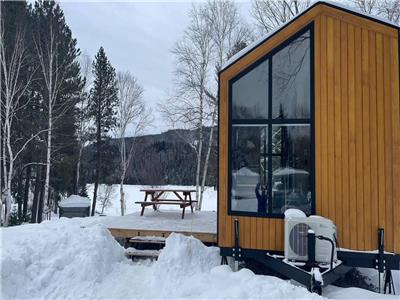 * PASSION CHALETS * | TINY CHALET LE NORDIK | LAKE - MODERN - FIRE PIT
