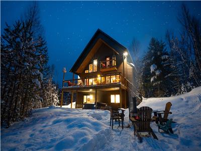 Chalet des Monts -Accs  l'eau et Spa -Wi-Fi- Foyer - Fort Ouareau pour randonne