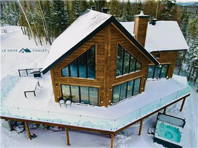 Le Gros Chalet avec le gros spa et le gros confort