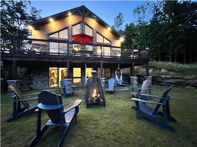 Chalet El Dorado Lake House with 5 Bedrooms on ATV and Snowmobile Trails.