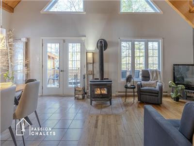 * PASSION CHALETS * | LE GIVRE DES BOIS | SPA - RIVER - KAYAKS -FIREPLACES - VERANDA - NATURE