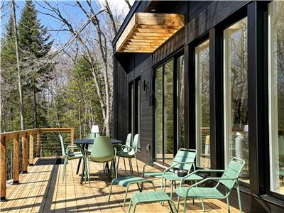 PASSION CHALETS | LE ONNI CABIN | SPA - MODERN - LARGE TERRACE & HANGING NET - FIREPLACES - WOODED