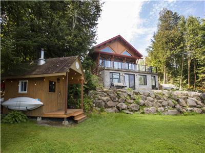 Le Oly |Chalet en bois rond | Bord de Lac