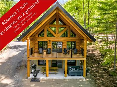 chalet en bois rond Le Refuge