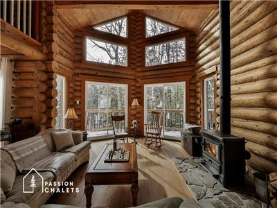 * PASSION CHALETS * | AU FIL DE L'EAU | RIVERFRONT - MAJESTIC ROUND WOOD - FIREPLACE - HIKING