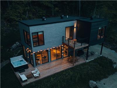 * PASSION CHALETS * | LA MAISON PANIER | SPA - FOYERS - ARCHITECTURE MODERNE - GRANDE FENESTRATION