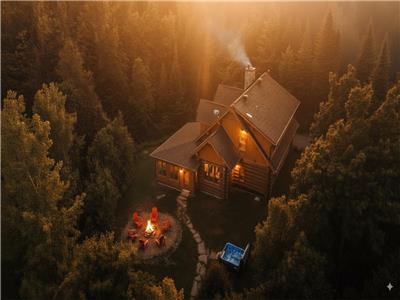 Chalet Authentik 42 | Spa, Lac, Piscines intérieure et extérieure (Fiddler Lake resort)