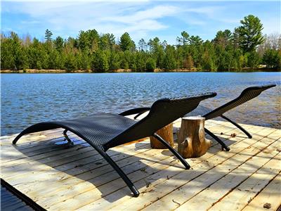 CHALET NATR : Retraite au bord du lac avec Spa et Foyer Extrieur
