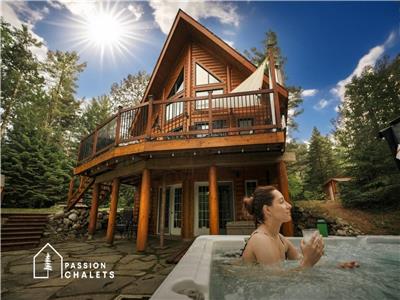 * PASSION CHALETS * | LE CHALET OUAREAU | SPA - BORD RIVIRE - FOYER - PING-PONG - BAIN TOURBILLON