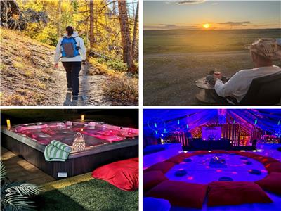 Private estate with spa and inflatable games barn