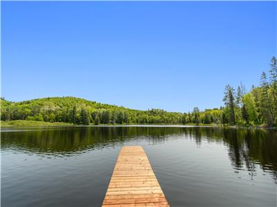 Chalet douillet en bord de lac
