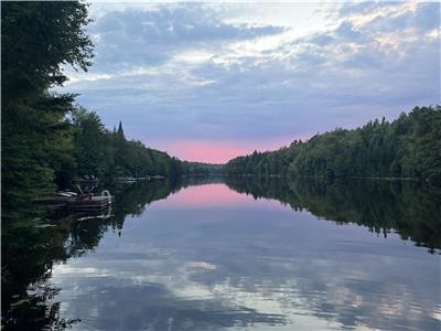 Taleau chalet au Lac Fiddler