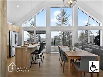 *PASSION CHALETS* | LE QUATRE MÉLODIES | SPA – FIREPLACES – SKI – ADAPTED REDUCED MOBILITY (KEROUL)