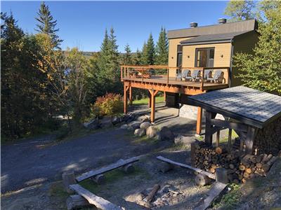 Au Chalet du Ruisseau, SPA, Foyer, Accs au Lac, Quai, Nature