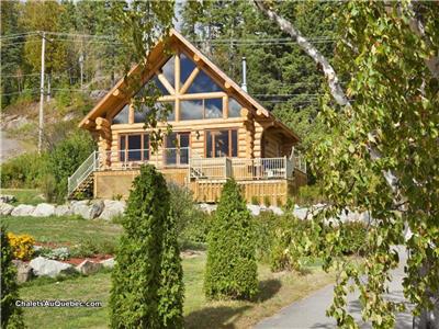 Le Castel,  vue mer, chalet scandinave, Charlevoix, famille, 20 min. du Centre de skis Le Massif