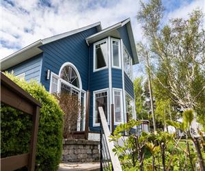 Chalet de vacances  louer au bord du fleuve St-Laurent dans le Kamouraska