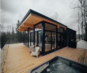 SKV-Tremblant | Architecture, Panorama & Spa |Suite Chalets tremblant Collection