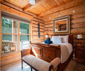 Grand chalet luxueux en bois rond RESORT style pour 28 pers.- Spa, Sauna, Piscine, Salle de jeux