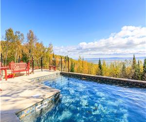 Chalet "Le Rustique " avec piscine et SPA