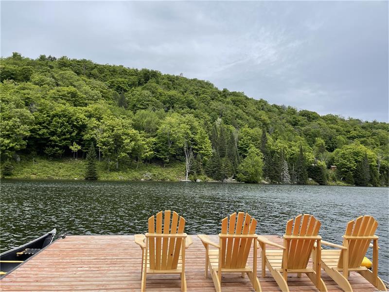 Le chalet du petit lac Sainte Chalet à louer StAdolphed'Howard PL