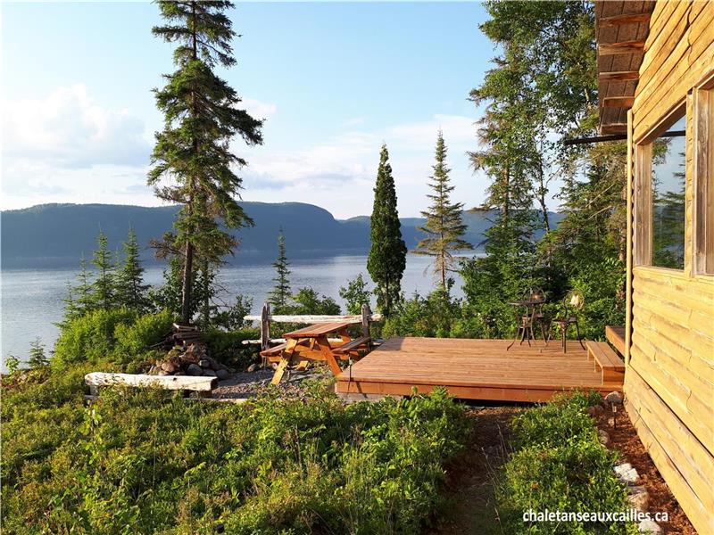 Chalet Anse aux Cailles Chalets StFelixd'Otis Cottage Rental PL