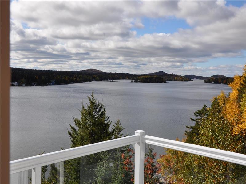 Vue imprenable Lac TroisSaumons Chalet à louer StAubert PL22977