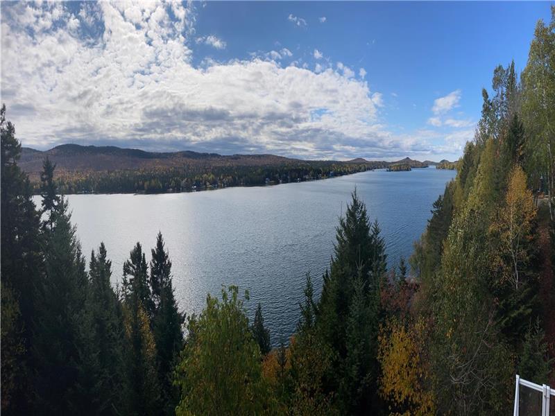 Vue imprenable Lac TroisSaumons Chalet à louer StAubert PL22977