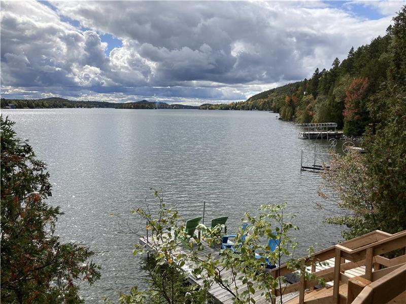 Vue imprenable Lac TroisSaumons Chalet à louer StAubert PL22977