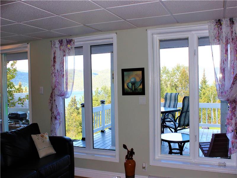 Le Panoramique du Fjord Chalet à louer L'AnseSaintJean PL34898