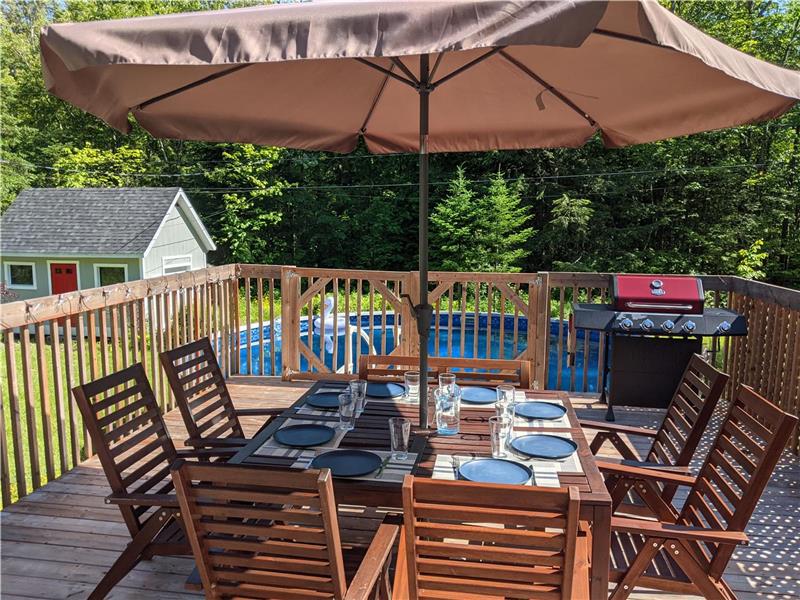 Chalet KM Experience summer MansonvillePotton Cottage Rental PL