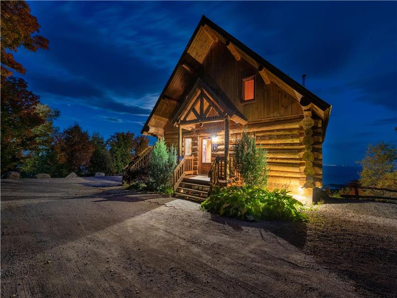 Chalet bois ROND Le Scandinave Chalet à louer PetiteRivièreSaint