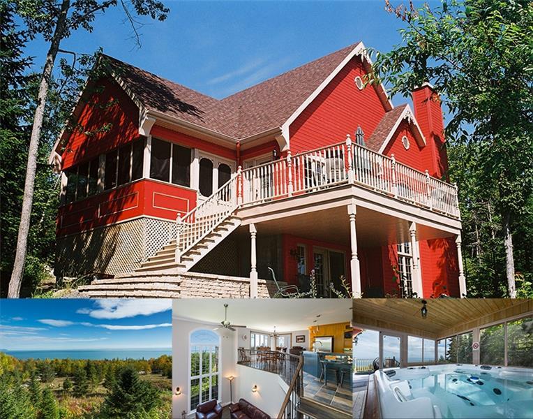 Au Havre de l'Anse (consultez le Chalet à louer StIrénée PL6723