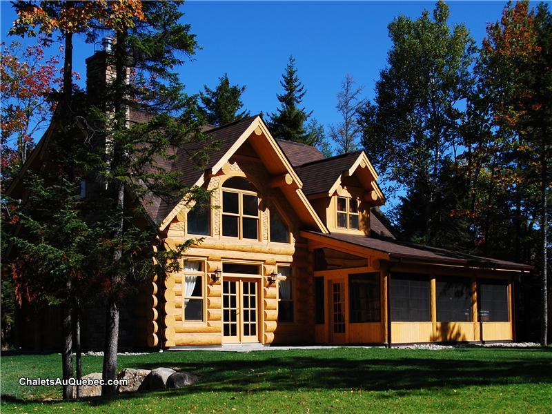 Fiddler Lake Resort 50 log cabins StSauveur Cottage Rental PL