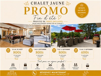 Chalet Jaune - Bord de l'eau