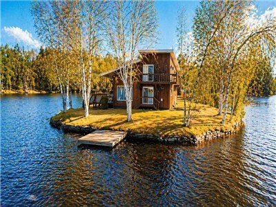Presqu'île privée et historique (chalet Ovila)