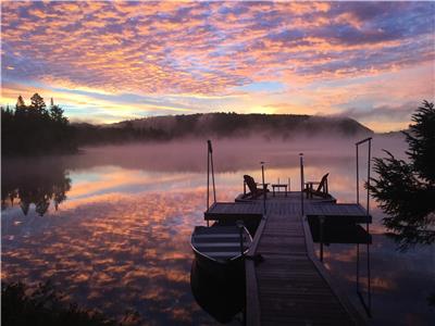 Chalet at lake Carillon